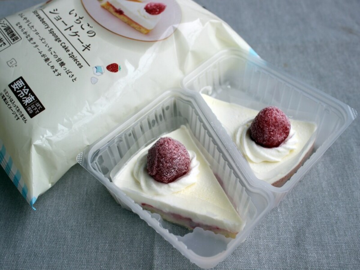ローソンの冷凍デザート「いちごのショートケーキ」