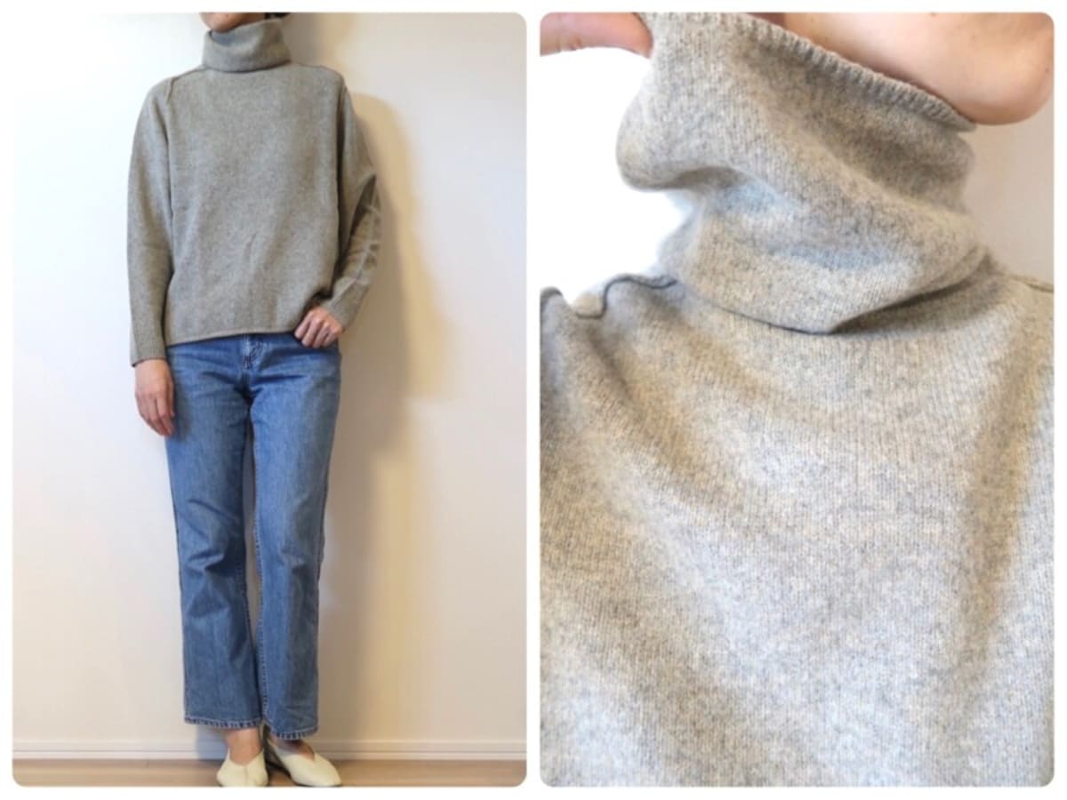 40代の女性が着やすいゆったりネックが嬉しい！ 3990円の新作ニットをチェック