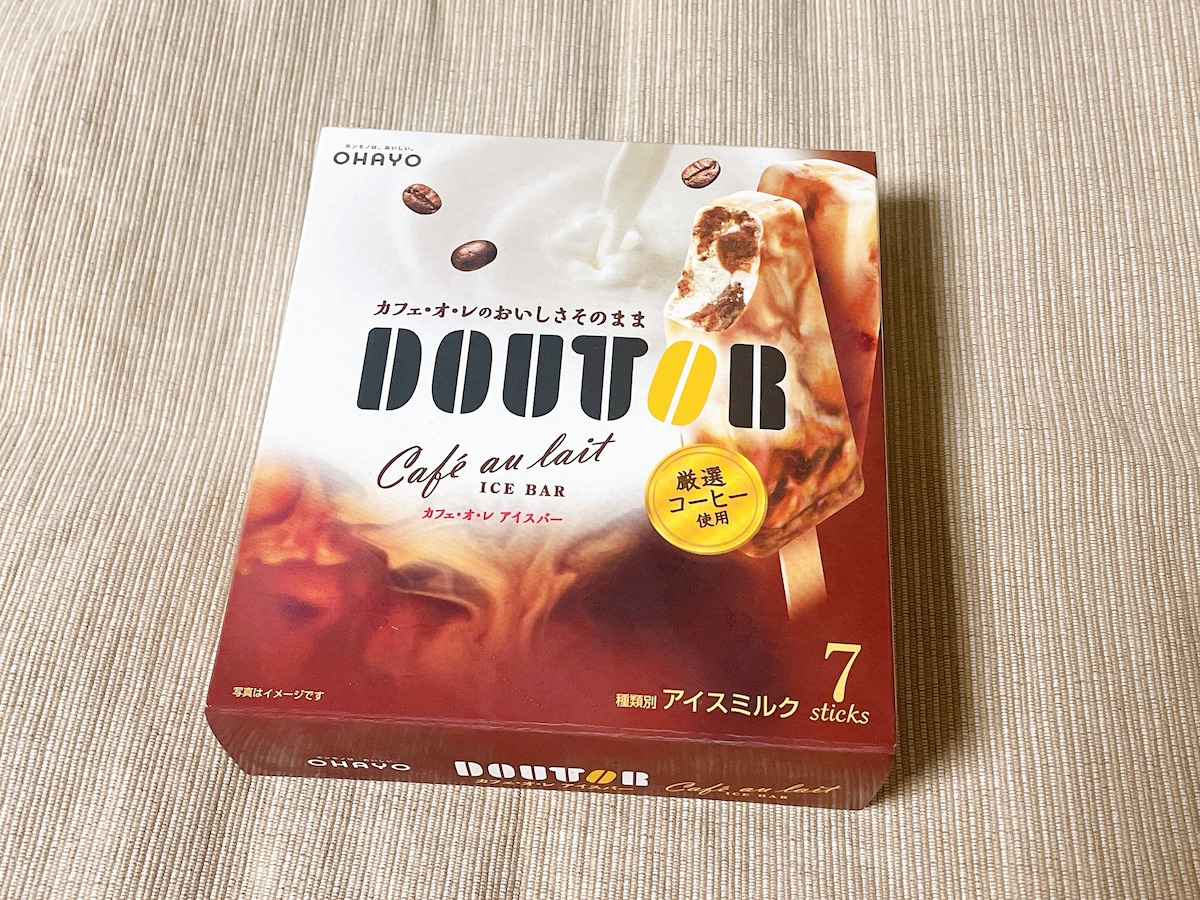 ドトールとオハヨー乳業の共同開発商品「ドトール カフェ・オ・レ アイスバー」