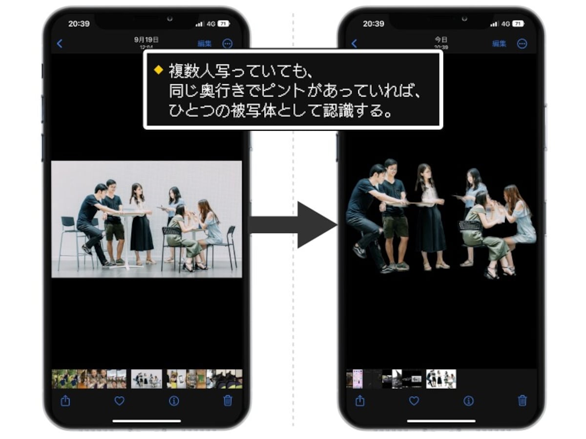 iOS 16の新機能「被写体切り抜き」の精度がスゴい