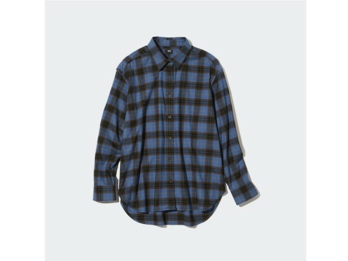ユニクロ　フランネルチェックシャツ　2990円（税込）