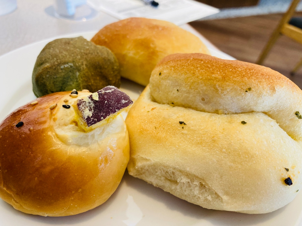 いろんなパンの食べ比べも楽しい！