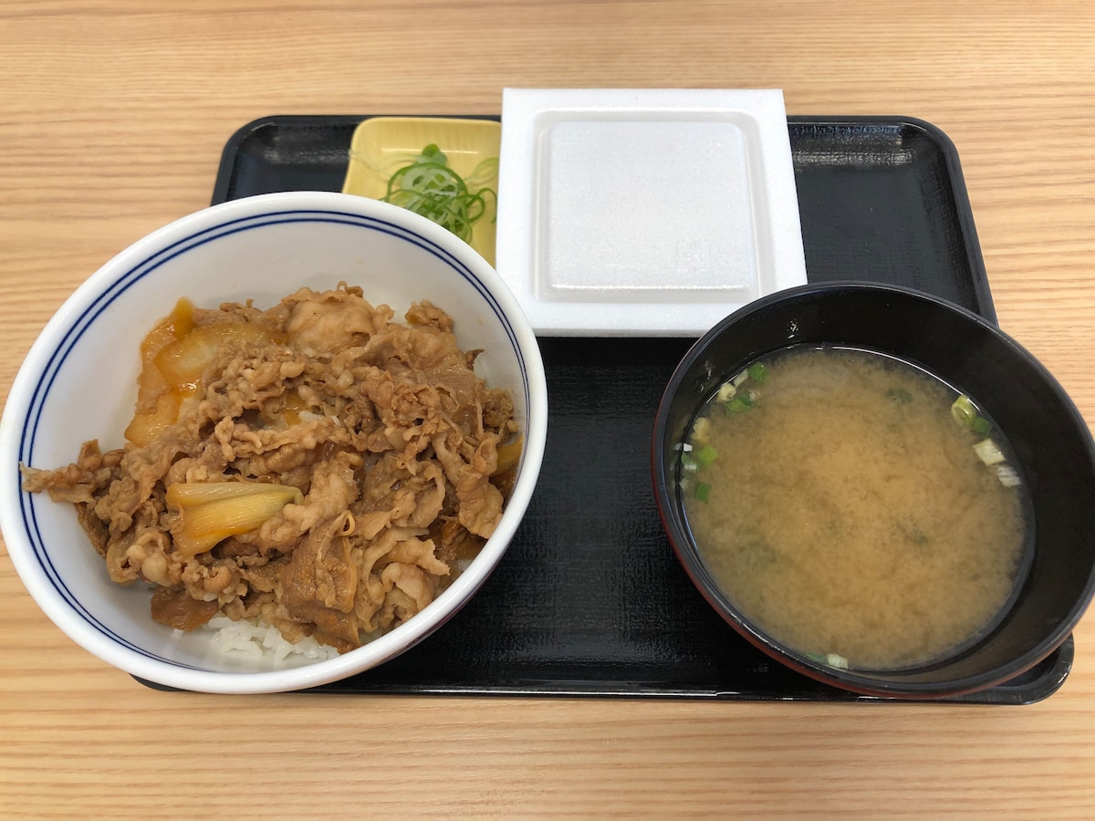 吉野家の「朝牛セット」