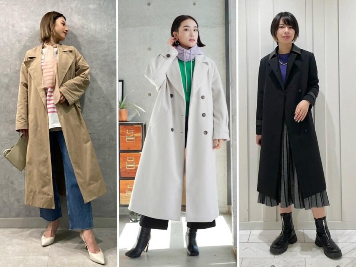 「トレンチコート」のサイズや色の選び方