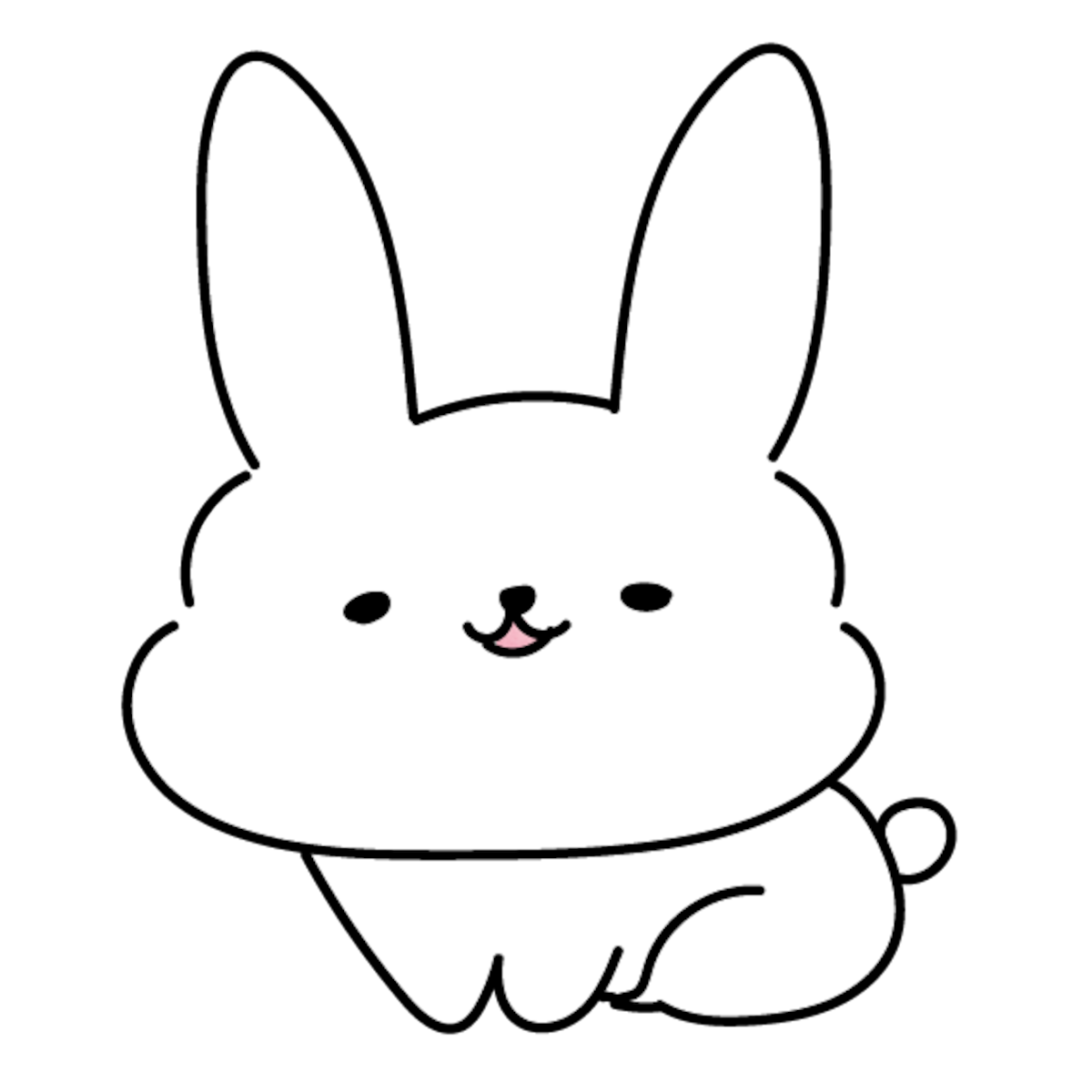 年賀状,イラスト,ウサギ,兎,うさぎ,2023,無料,フリー,カラー