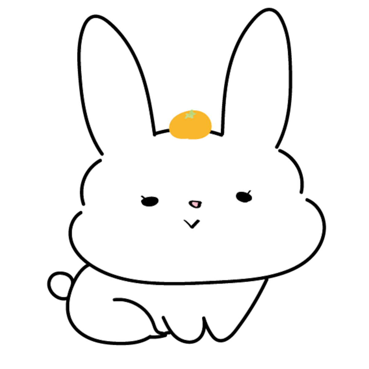年賀状,イラスト,ウサギ,兎,うさぎ,2023,無料,フリー,カラー
