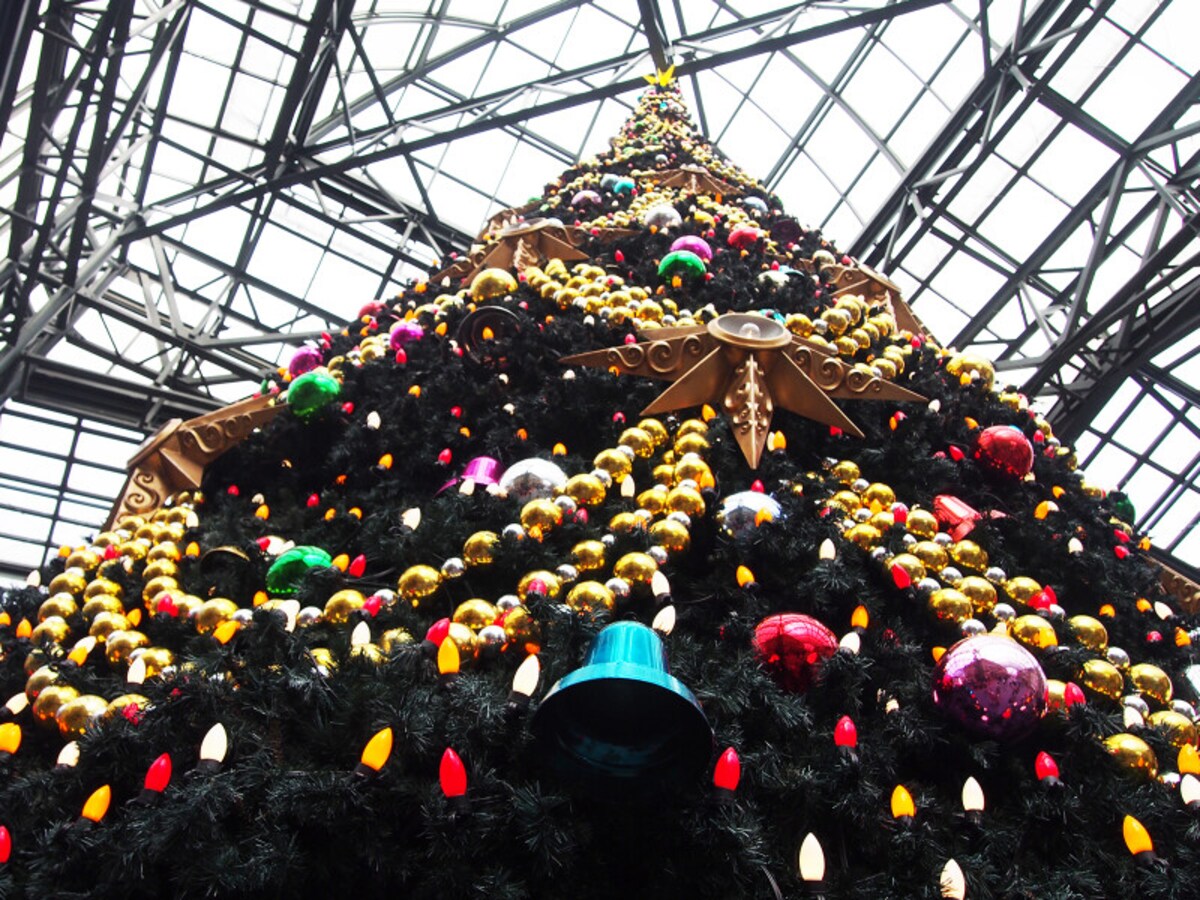 東京ディズニーランドのクリスマスデコレーション