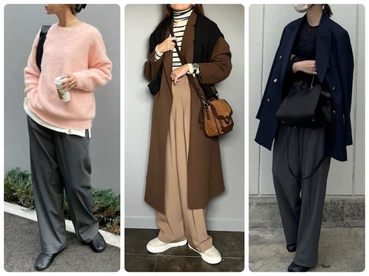 ユニクロの大ヒットアイテム「タックワイドパンツ」を使ったコーデをチェック！