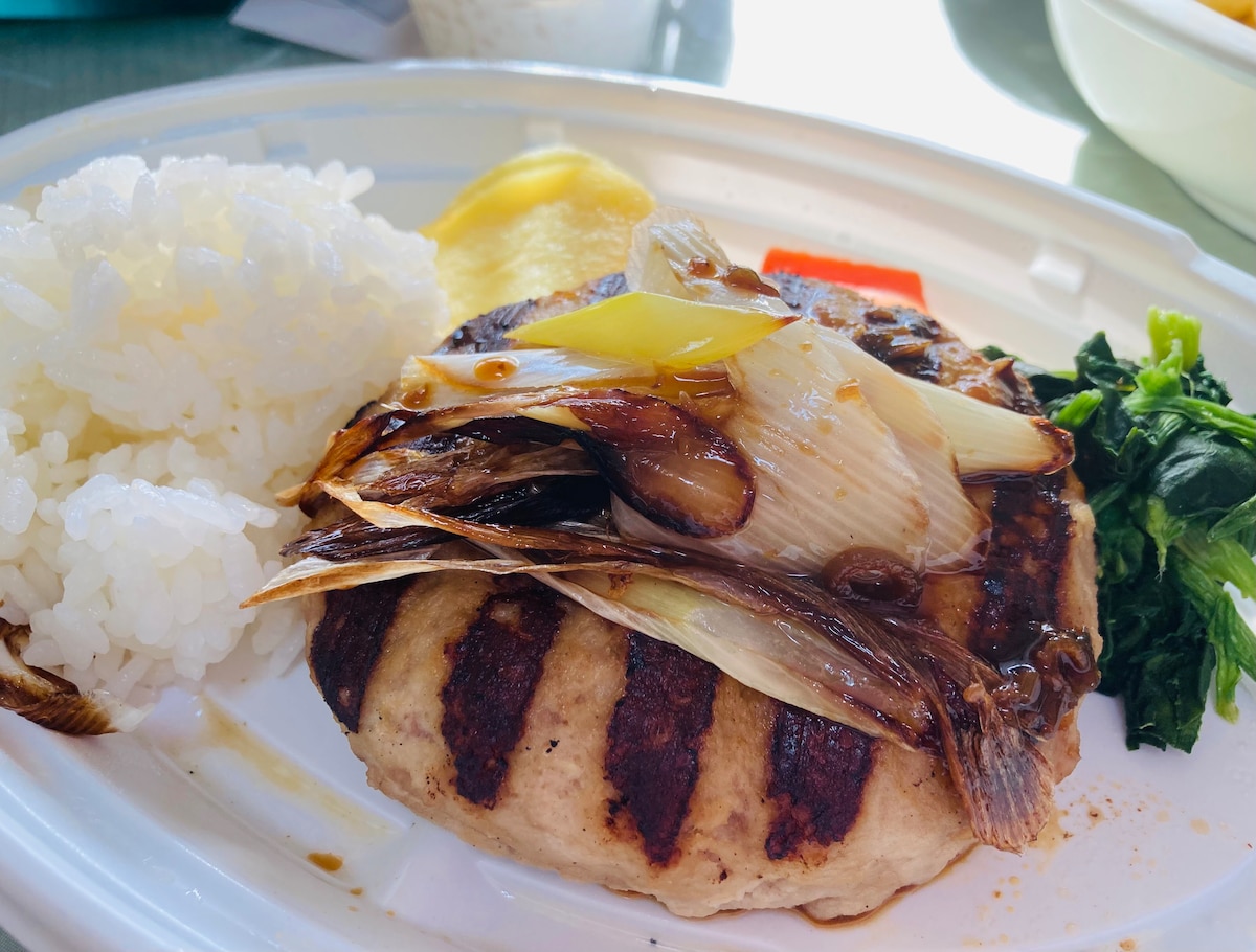 和風ハンバーグ。ジューシーでやわらかお肉！