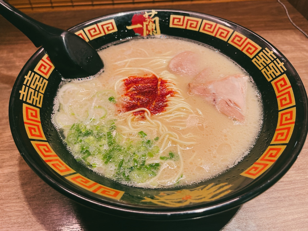 一蘭でラーメンを食べ終わったらどうすればいいの？