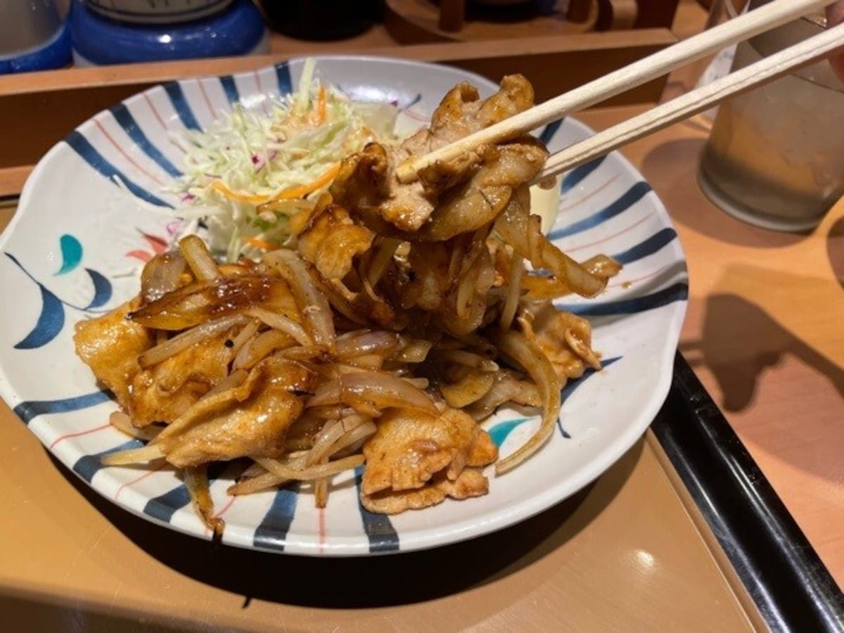やよい軒しょうが焼