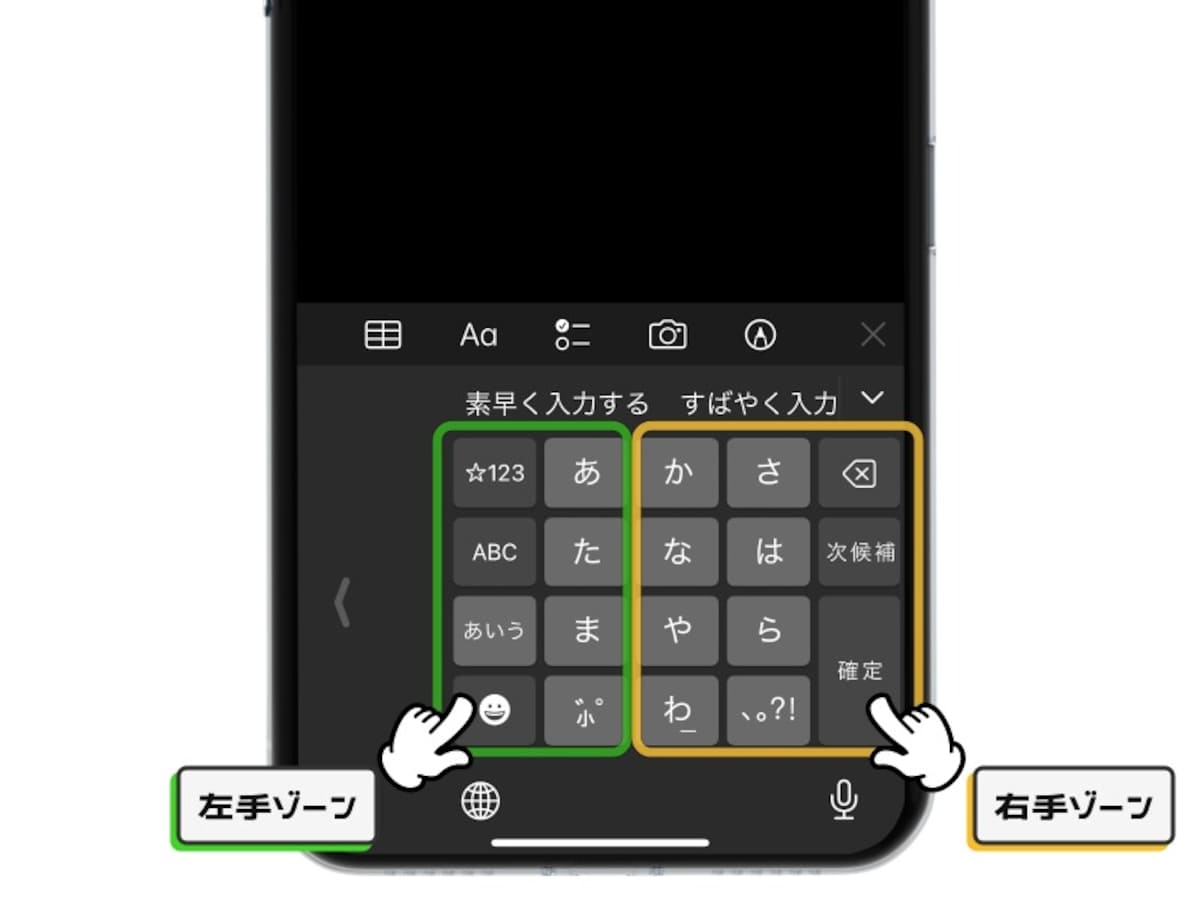 フリック入力のスピードを爆速にするコツ