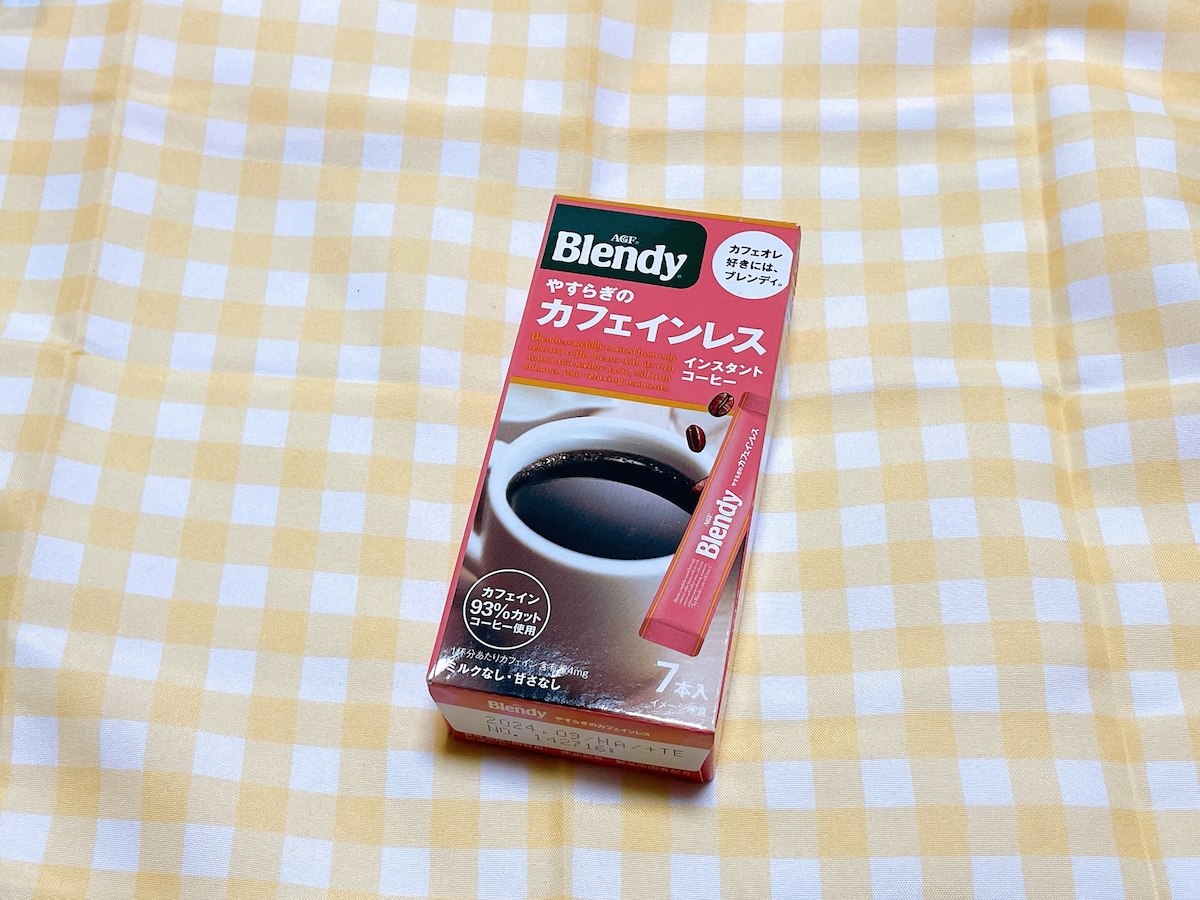 AGF「Blendy やすらぎのカフェインレス インスタントコーヒー」（税込289円）