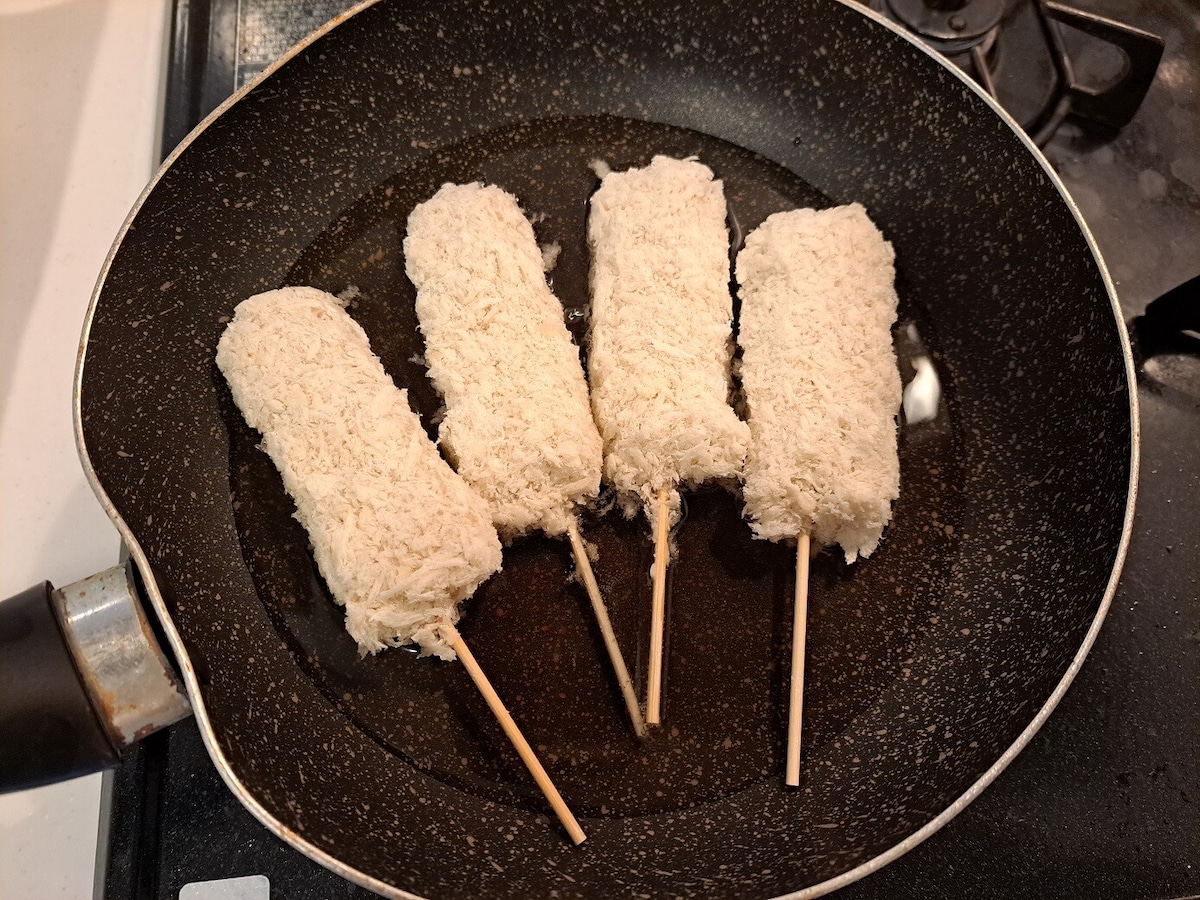 業務スーパーの「豚たまねぎ串カツ」