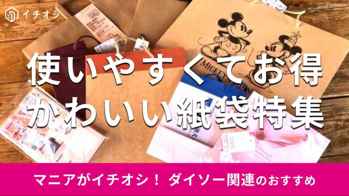 ダイソーの「紙袋」でおすすめの種類は？