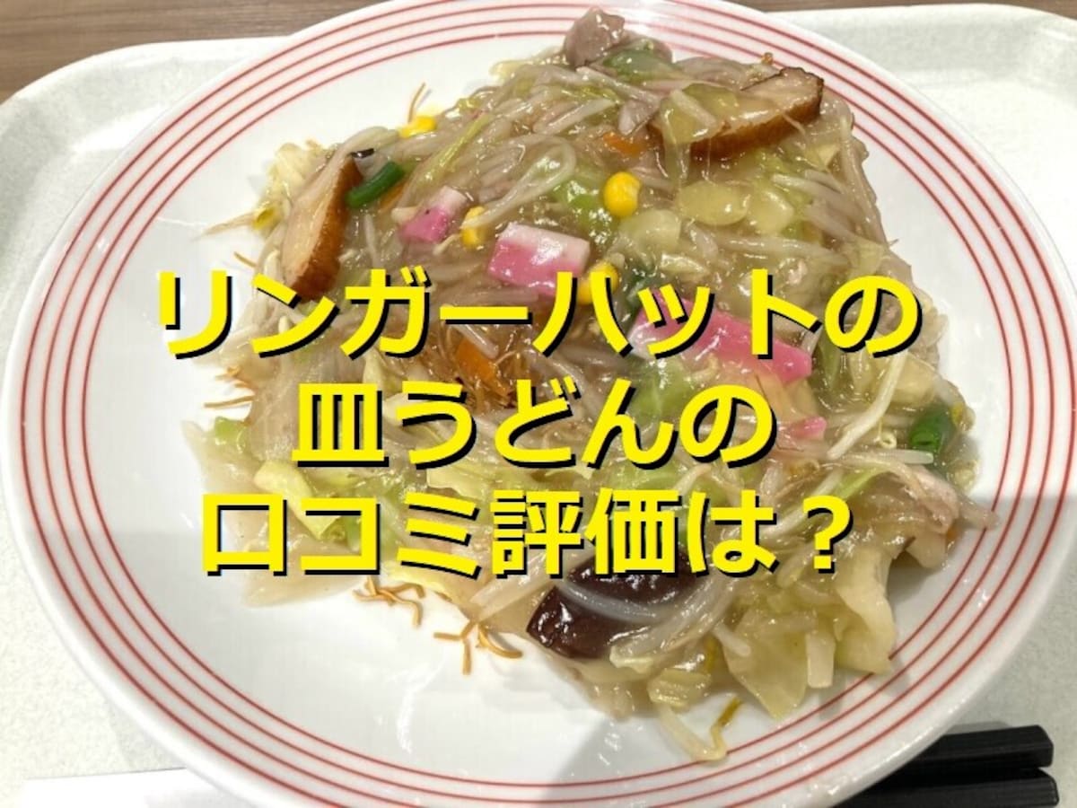 リンガーハットの「長崎皿うどん」は野菜のうまみもボリュームも満点！口コミ評価は？