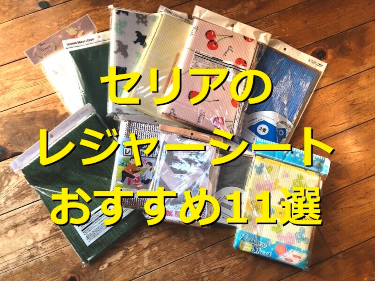 【2025年最新】100均・セリアのレジャーシート11選！豊富なサイズとディズニーキャラクター柄も