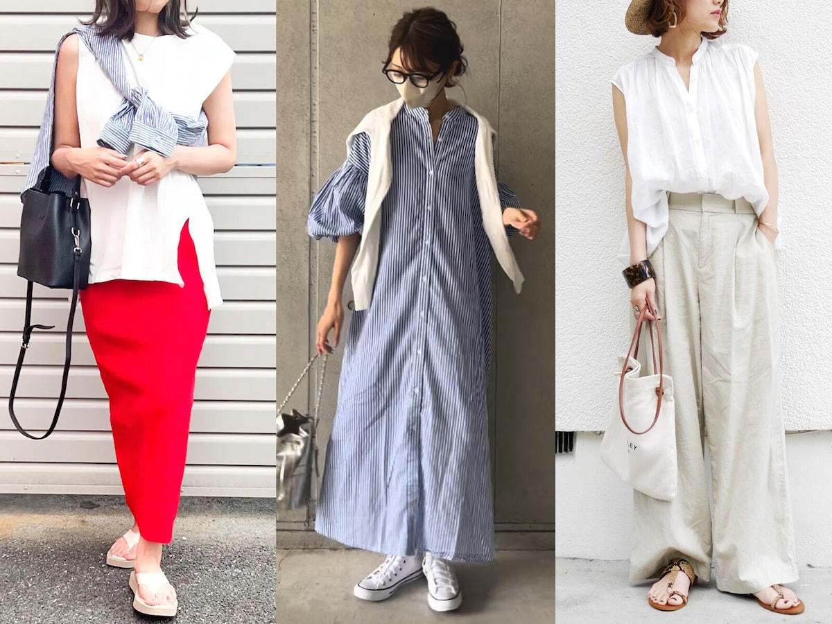 気温23度にイチオシの服装は？最高・最低気温別の春夏対応大人コーデ＆アイテム