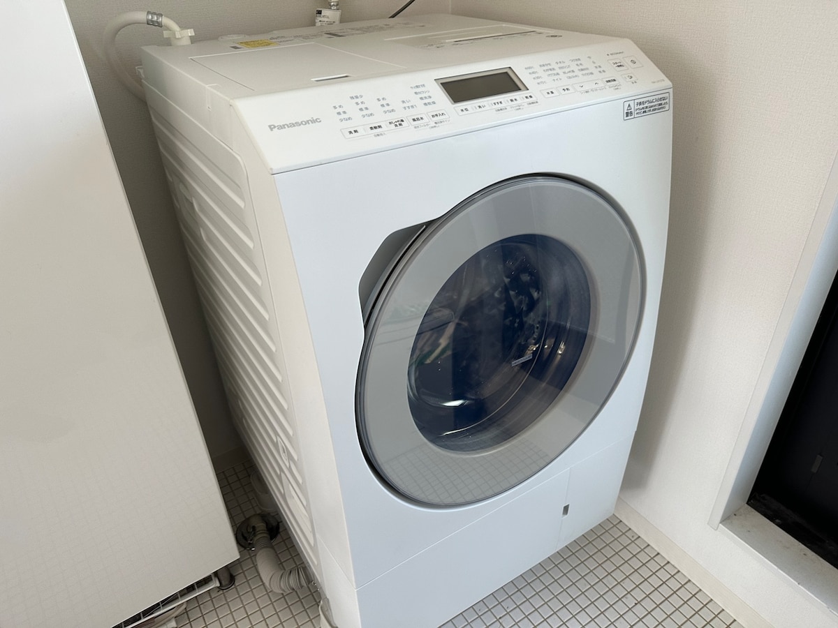 家事の時短アイテム　全自動洗濯乾燥機