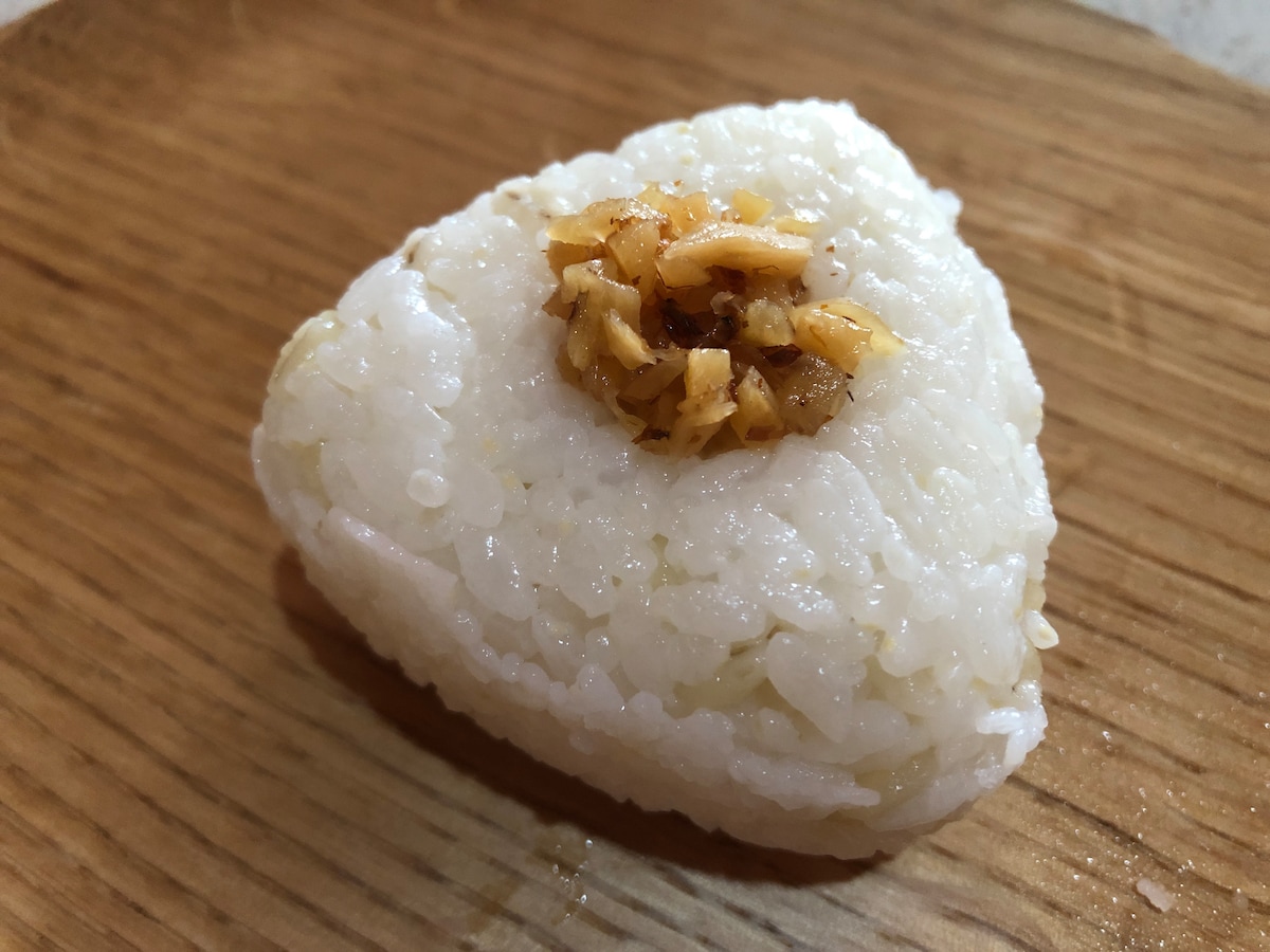 業務スーパーの「おかか生姜」をプラス