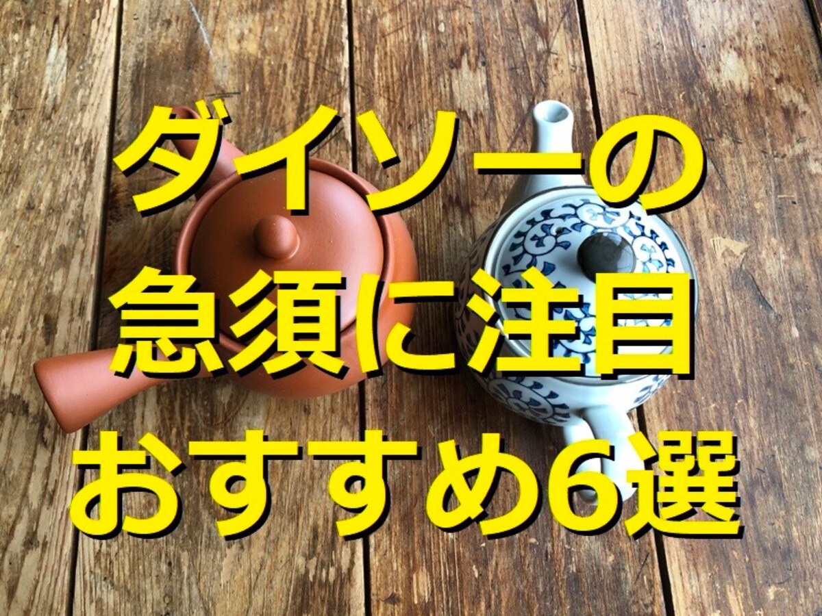 【2026年版】100均ダイソーの急須・ティーポット6選！陶器やガラス製、茶こし、口コミ評価も