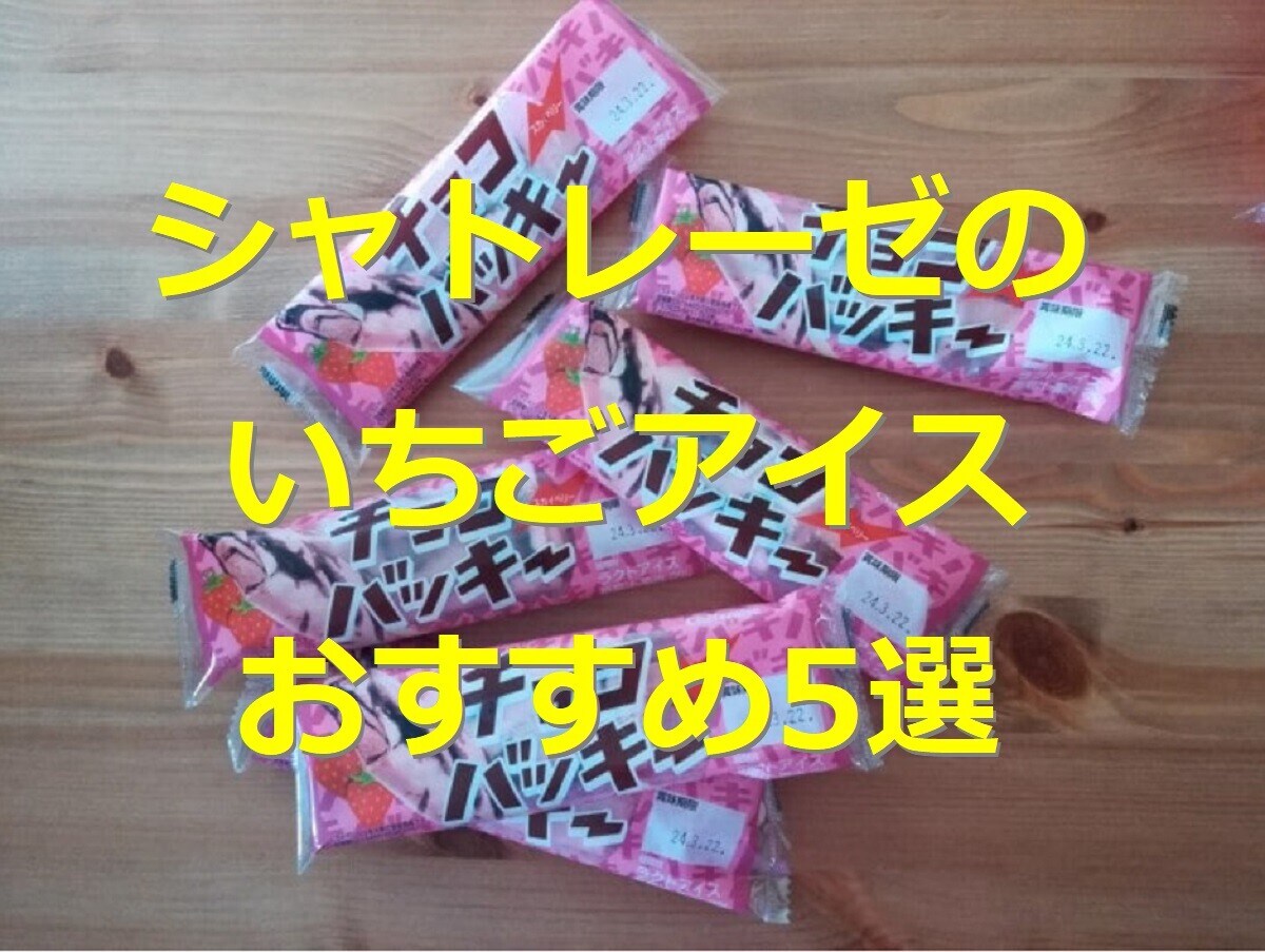 【2023年版】シャトレーゼのいちごアイス5選！チョコバッキーや糖質オフなど