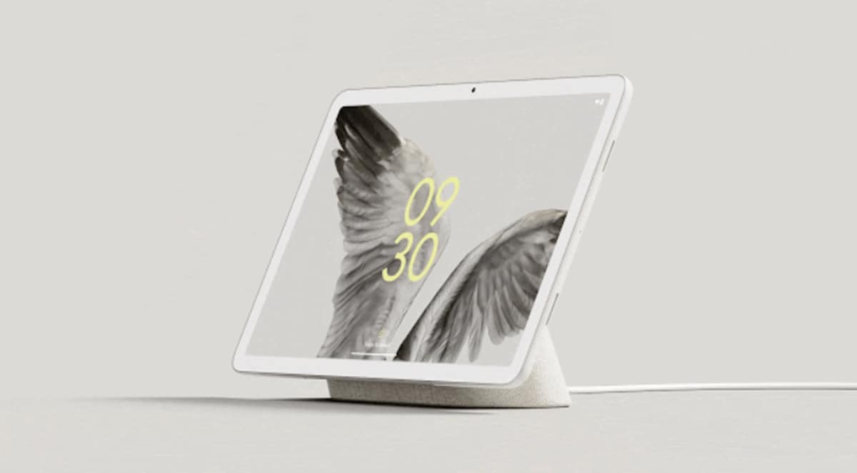 ホルダーにPixel Tablet置いた様子（出典：Google Japan Blog）