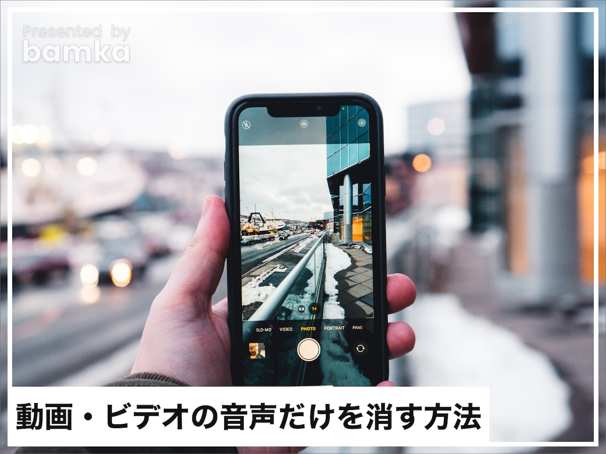 iPhoneで撮影した動画・ビデオの音声だけを消す方法！アプリ不要の標準機能で簡単編集