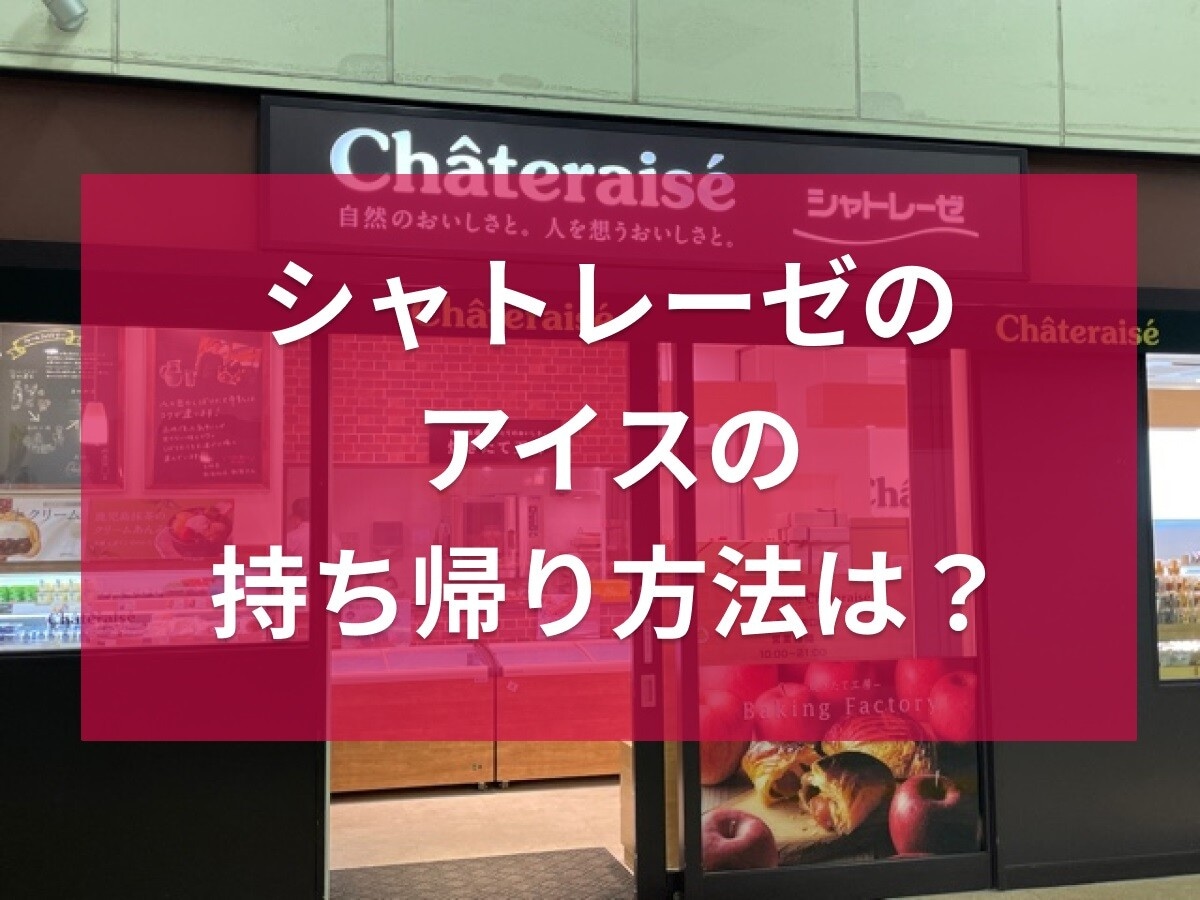 シャトレーゼのアイスの持ち帰り方法！保冷剤やドライアイスは無料？袋や箱はある？