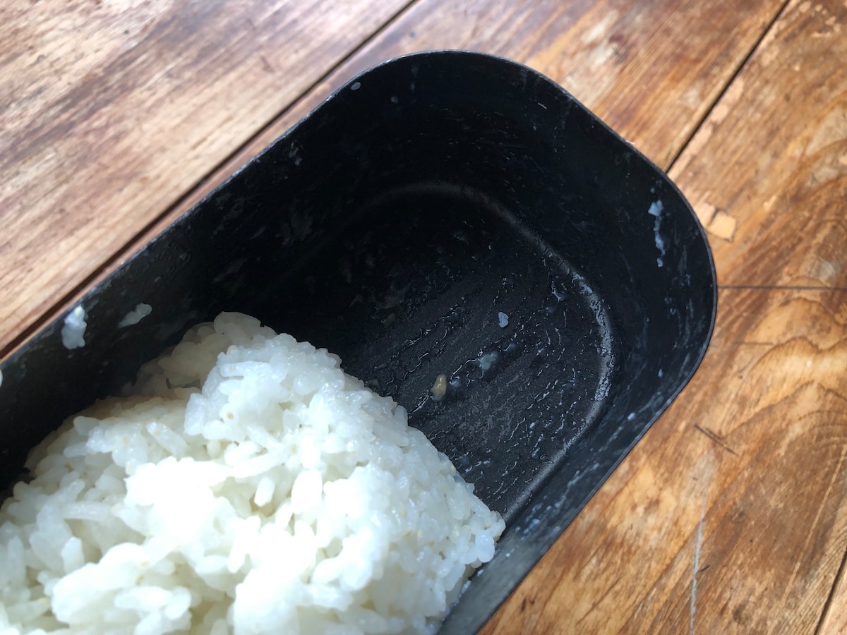 フッ素加工で、ご飯がくっつかない
