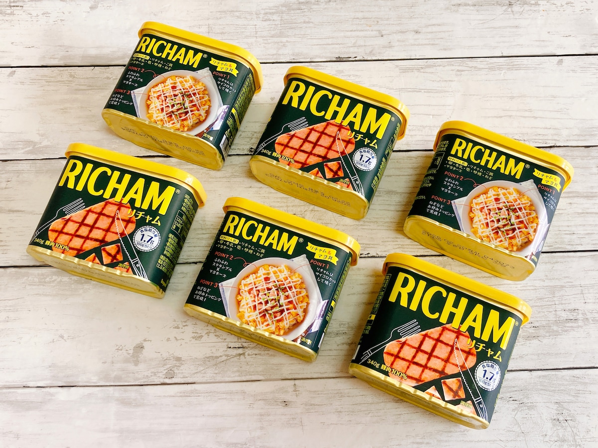 初売り初売り コストコの韓国版スパム「リチャム」は塩気がマイルドな 肉類(加工食品)