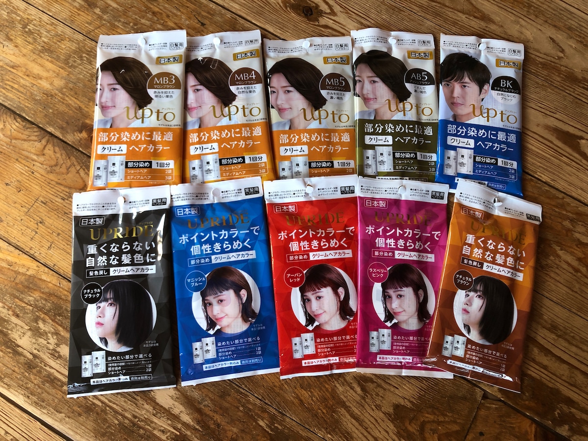 ダイソーのヘアカラーは110円（税込）で試しやすい