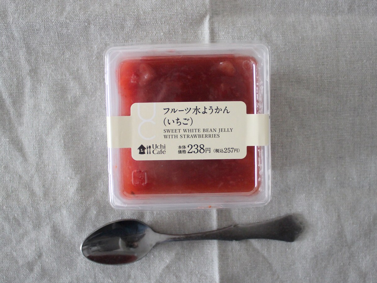 ローソン「フルーツ水ようかん（いちご）」