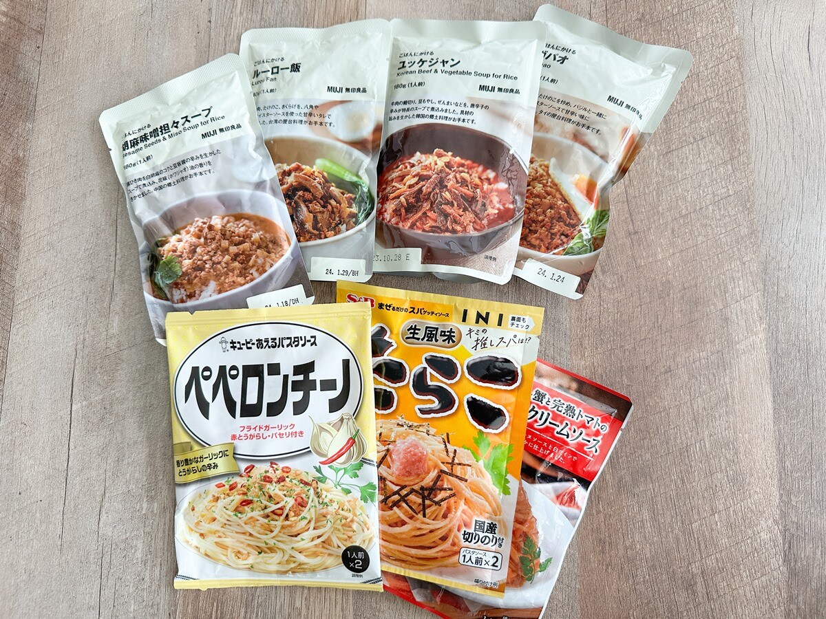 麺やご飯に味をつけるもの