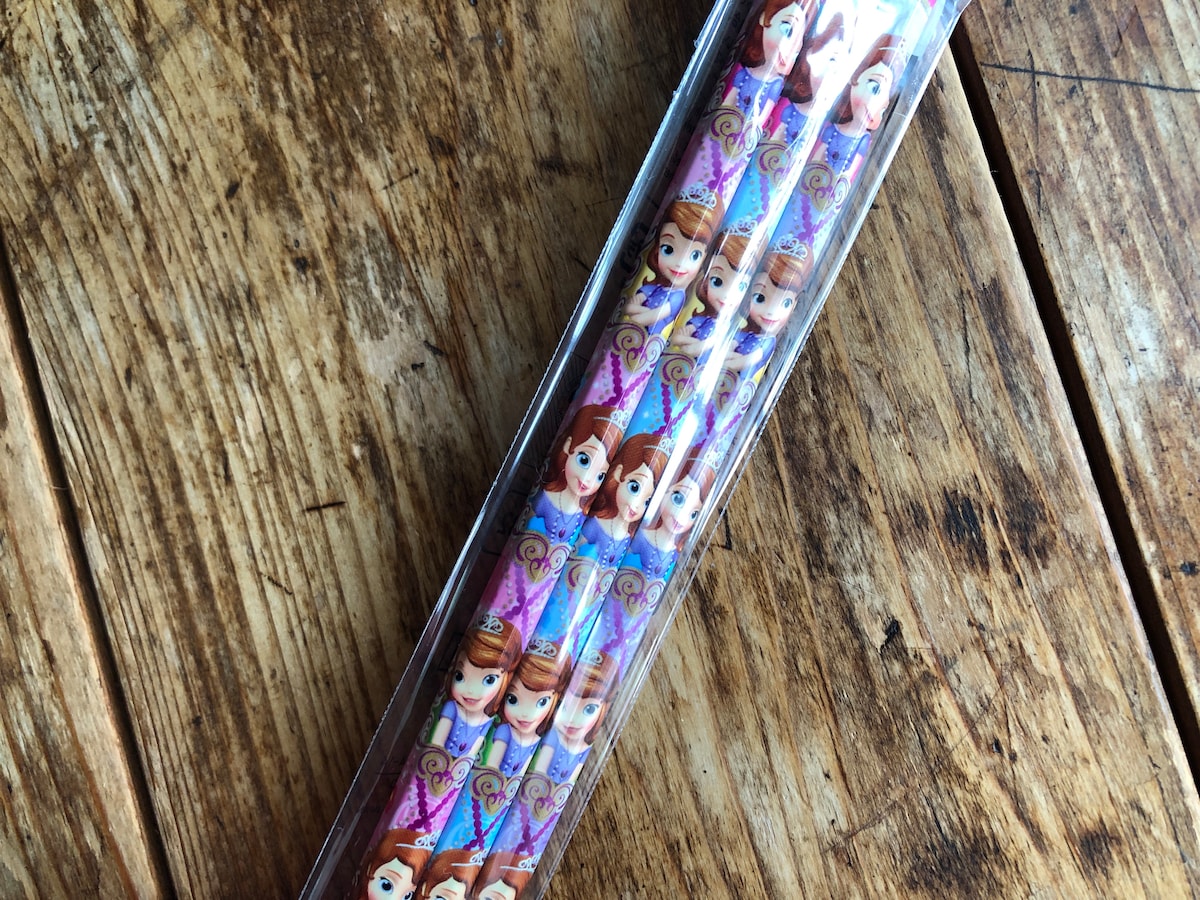 ダイソーの「鉛筆（小さなプリンセス ソフィア）」