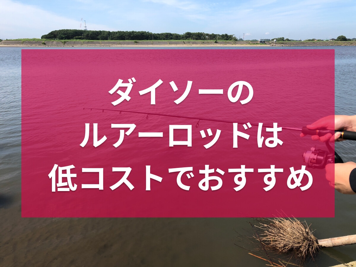 【100均】ダイソー「ルアーロッド」で釣りをしてみた！折れる？低コストでおすすめ