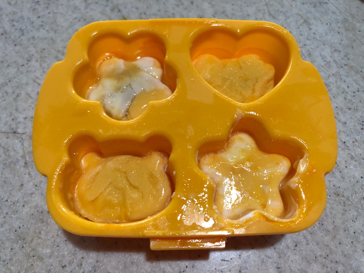 熱が取れた卵焼き