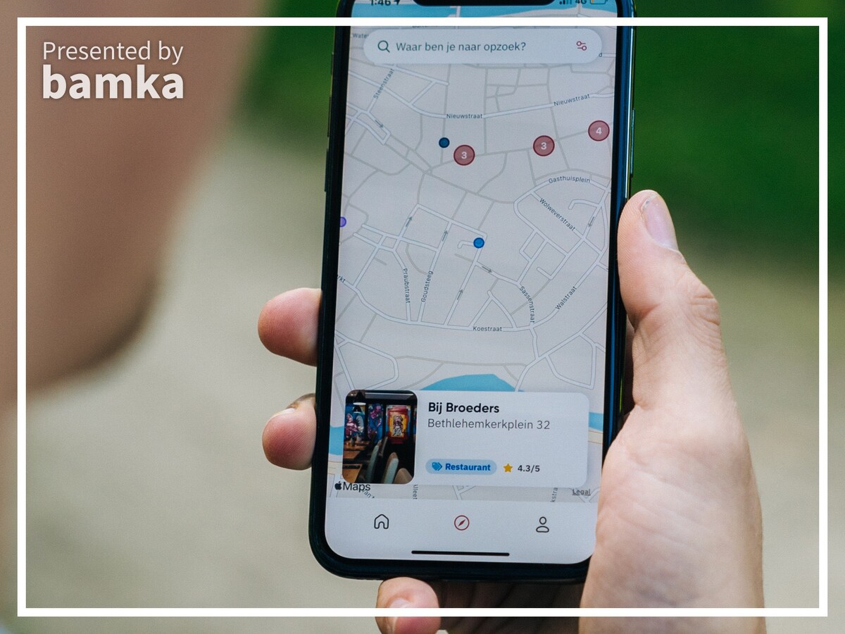 Phoneのマップアプリを使って旅行の計画を作ろう