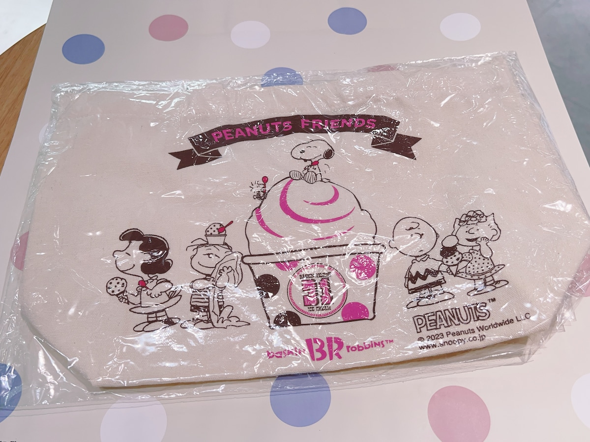 「50th アニバーサリー ハッピーバッグ」でゲットできるかわいすぎるスヌーピーのトートバッグ