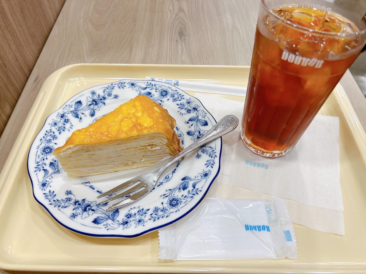 ドトールの「ミルクレープ」がおいしすぎる