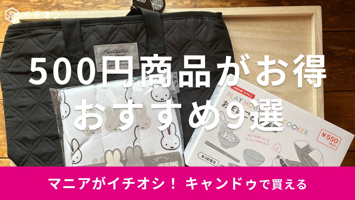 キャンドゥの500円商品おすすめ9選