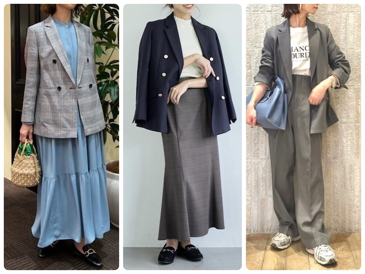 パンツ、スカート、ワンピースまで何でも合わせやすい「オーバーサイズジャケット」でつくる旬コーデ