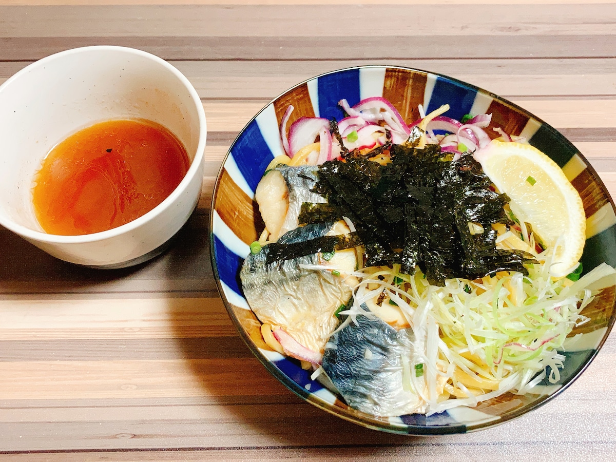 コストコ　汁無しさばラーメン