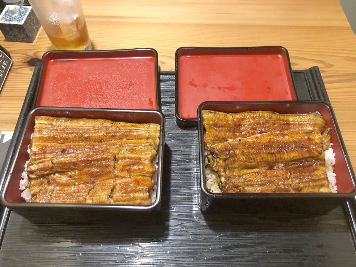 国産鰻と中国産鰻