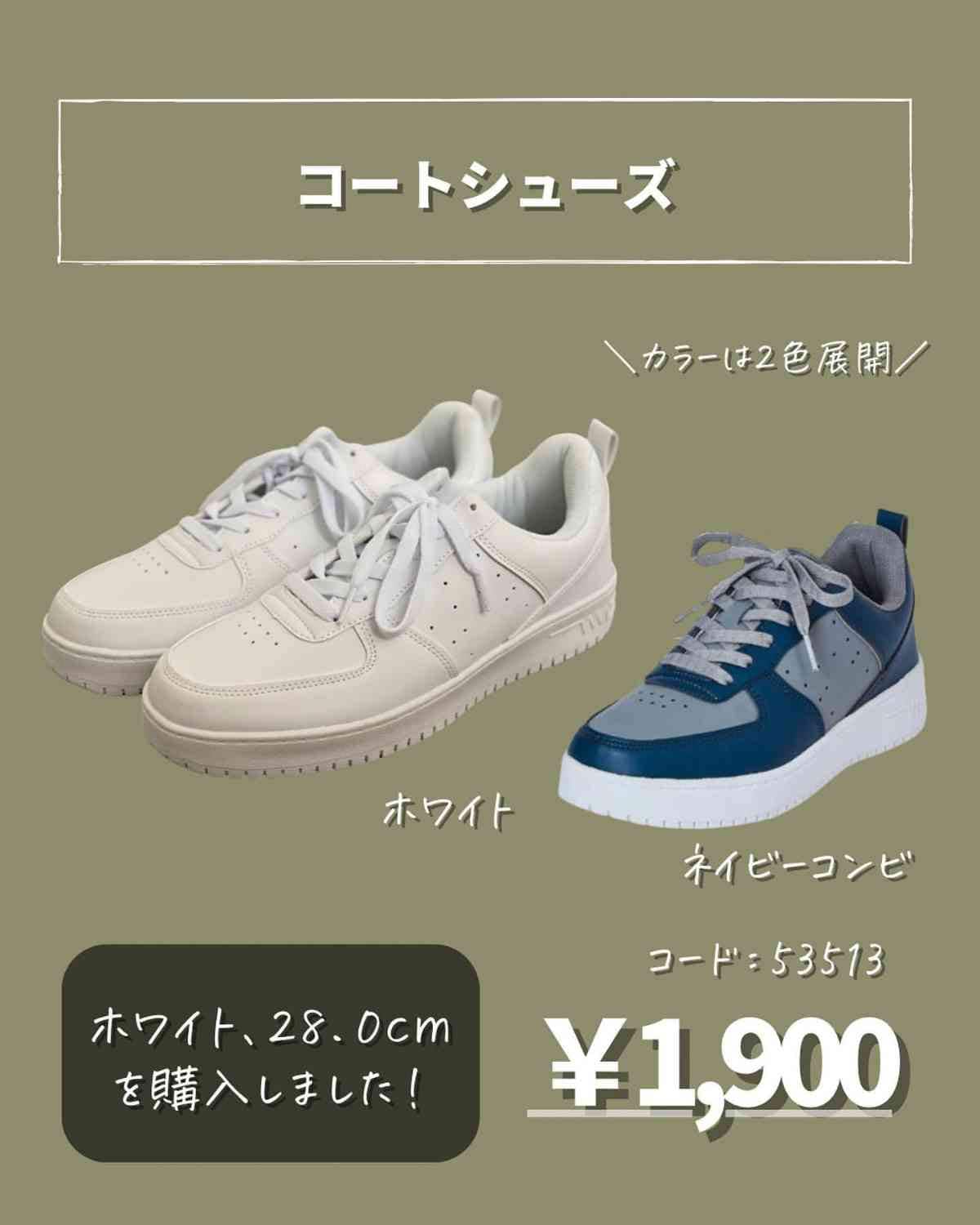 ワークマンの「コートシューズ」