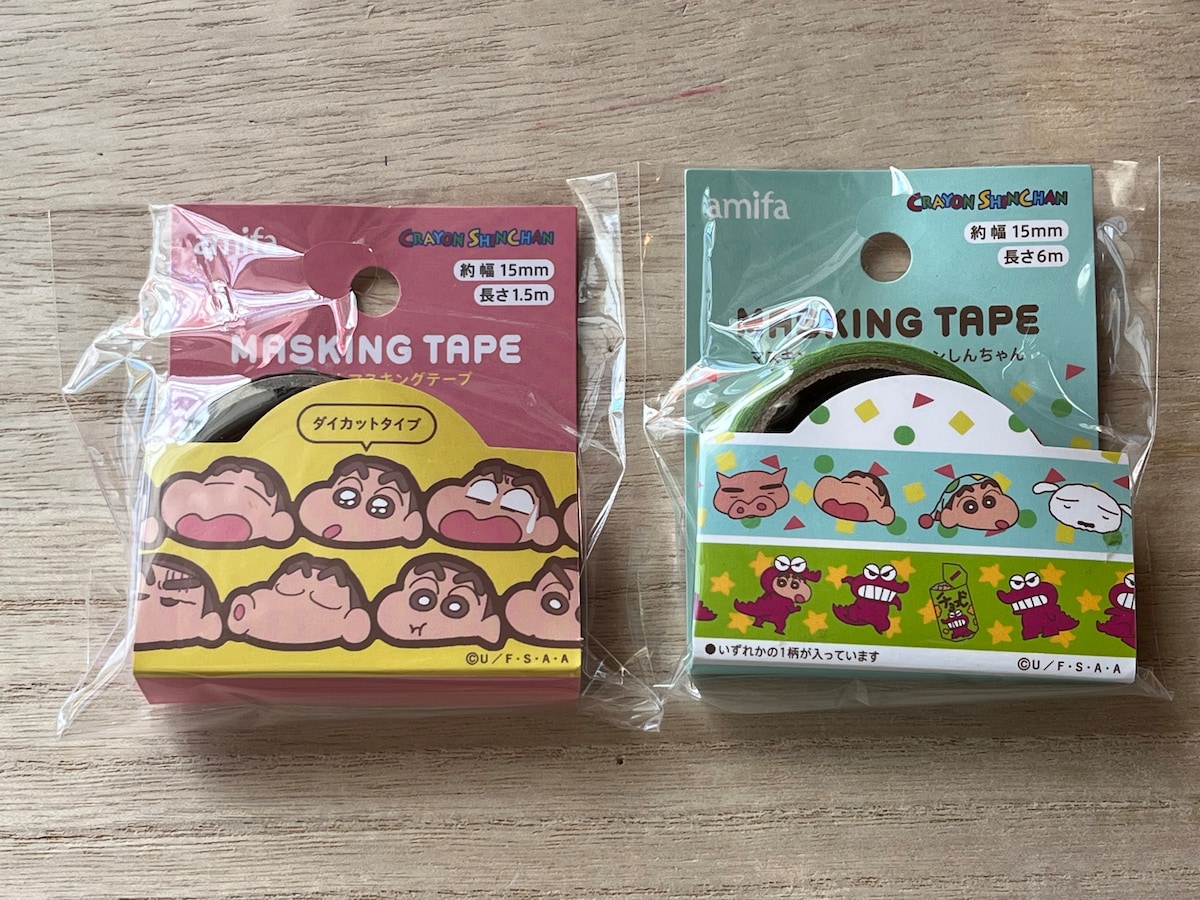 セリアのクレヨンしんちゃんの「マスキングテープ」