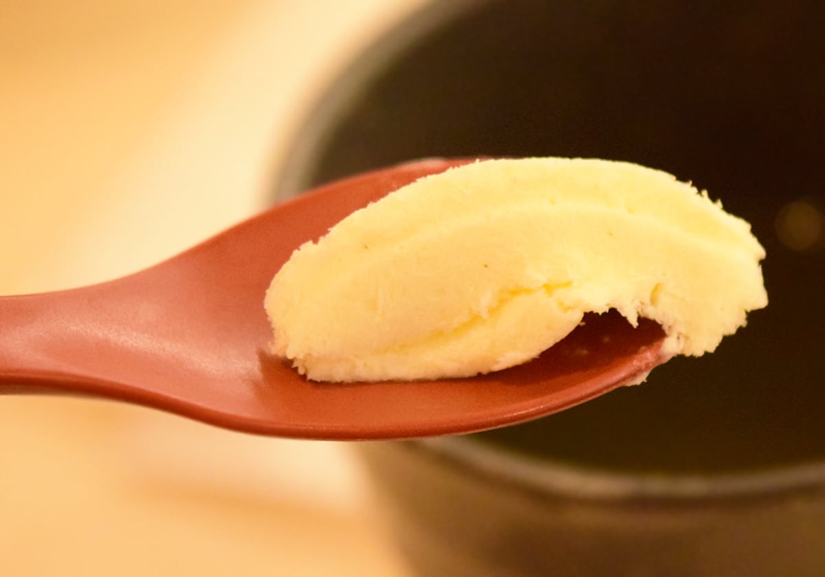 アイスはかためですが、あっさりした味わいに軽い口あたり
