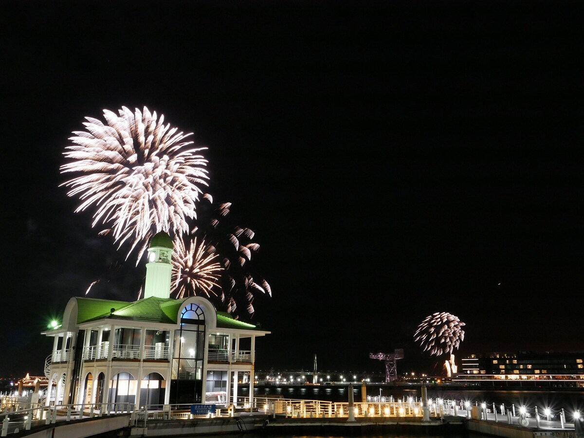 約5分間の花火を打ち上げる「横浜スパークリングナイト」（画像は過去の様子）