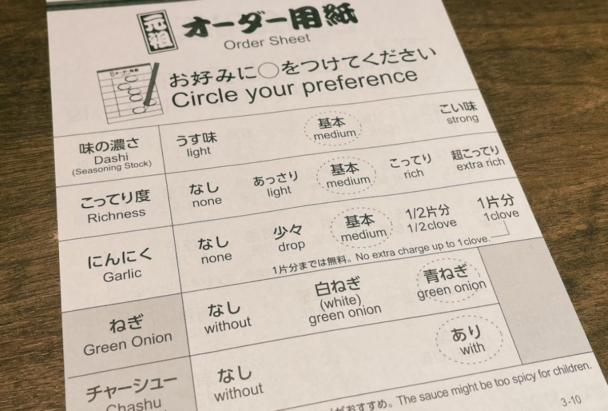 注文時に細やかなカスタマイズも可能