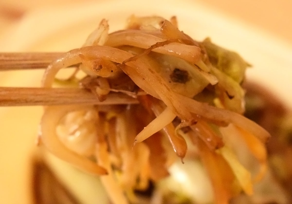 野菜のシャキシャキ感は失われていません